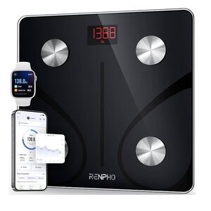 NEW - RENPHO Black Digital Smart Body Scale (New in box)